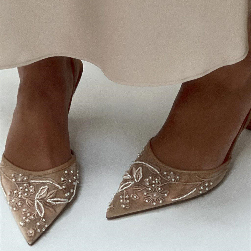 Women'S Fashion Brands - Summer and Autumn Pointed Fine Heel