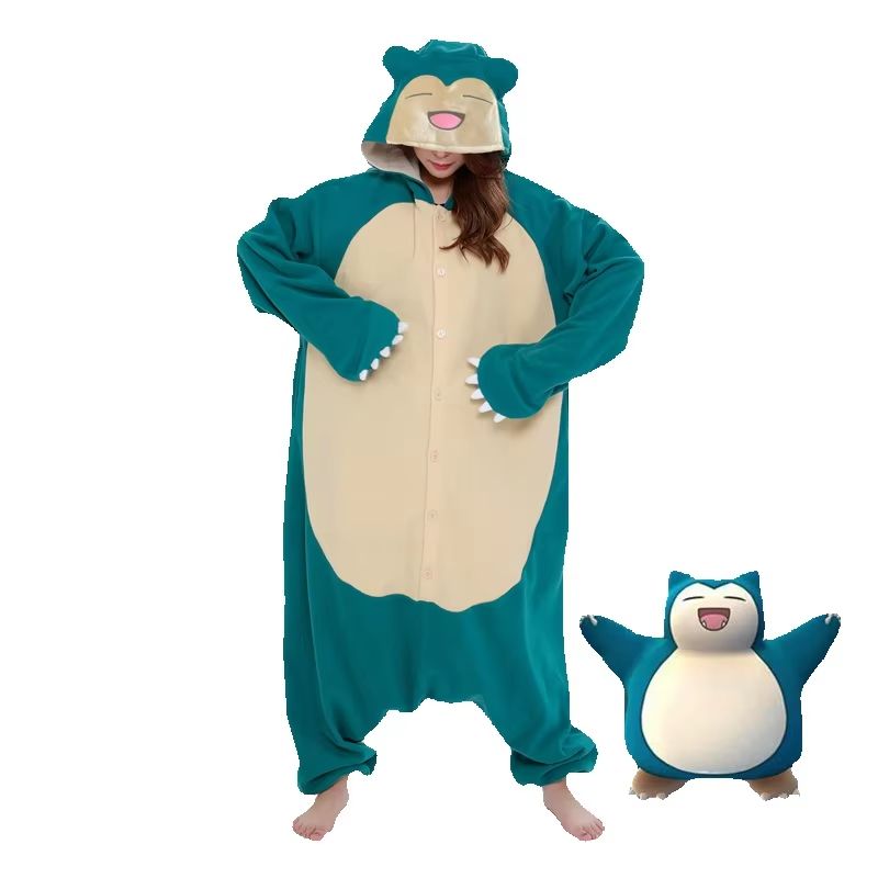Xl Women'S Fashion - Pokemon Onesie Snorlax Trang Phục Hóa