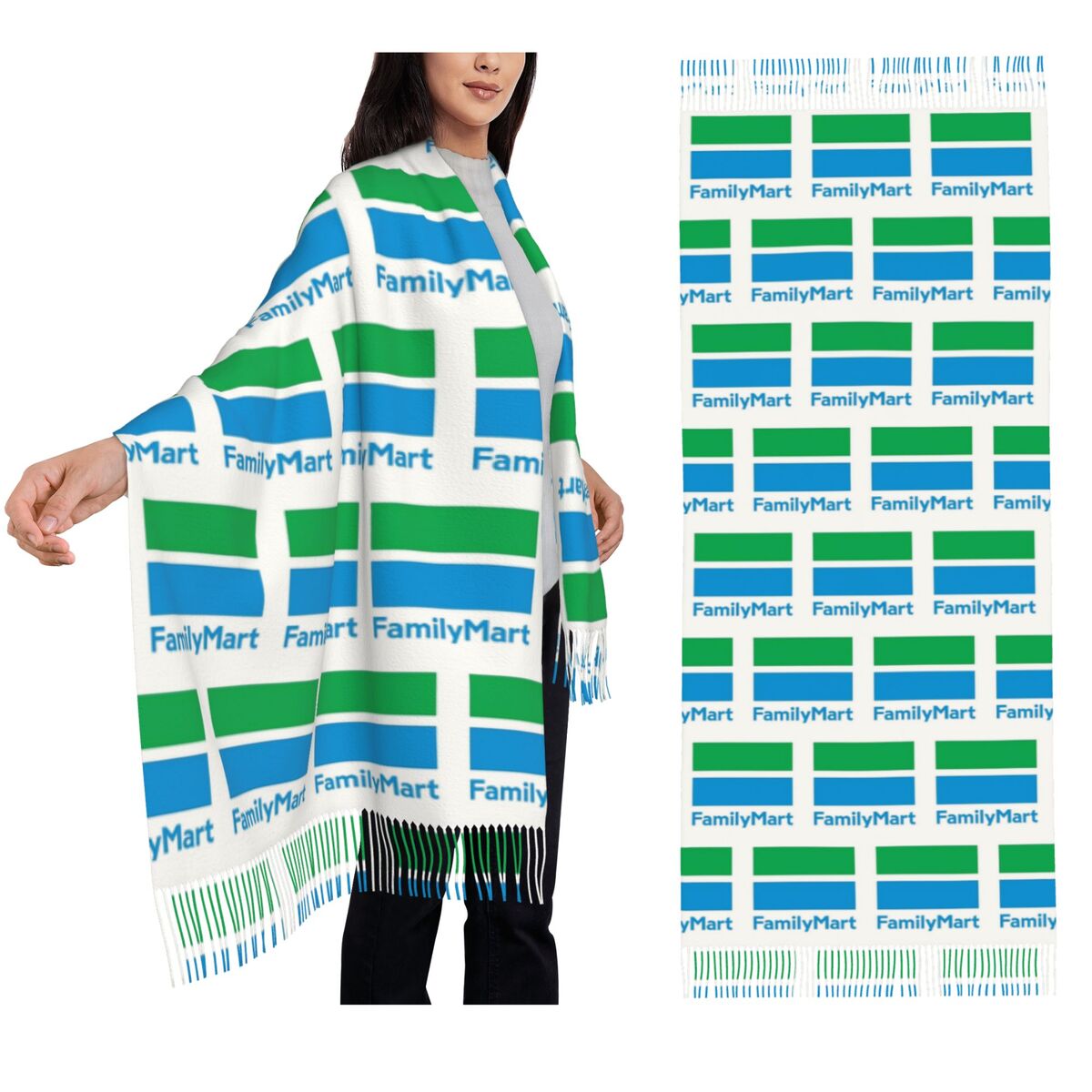 Women'S Fashion Mart - Family Mart Scarf Tassel Scarves Women