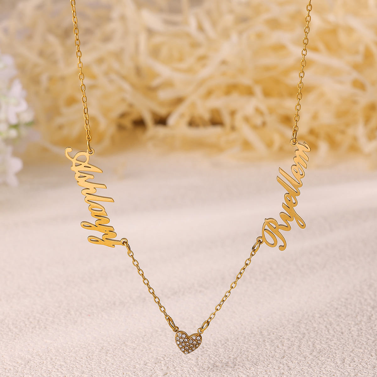 Custom Two Name Necklace For W - đánh giá và giá Women Fashion Names