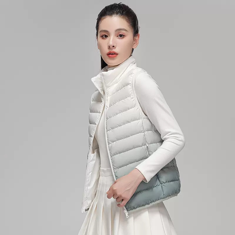 Thời Trang Nữ Gradient Siêu Nh - đánh giá và giá Puffer Vest Fashion Women