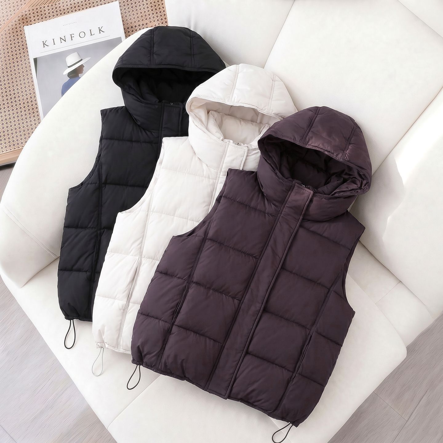 Fashion Sleeveless Waistcoat W - đánh giá và giá Puffer Vest Fashion Women