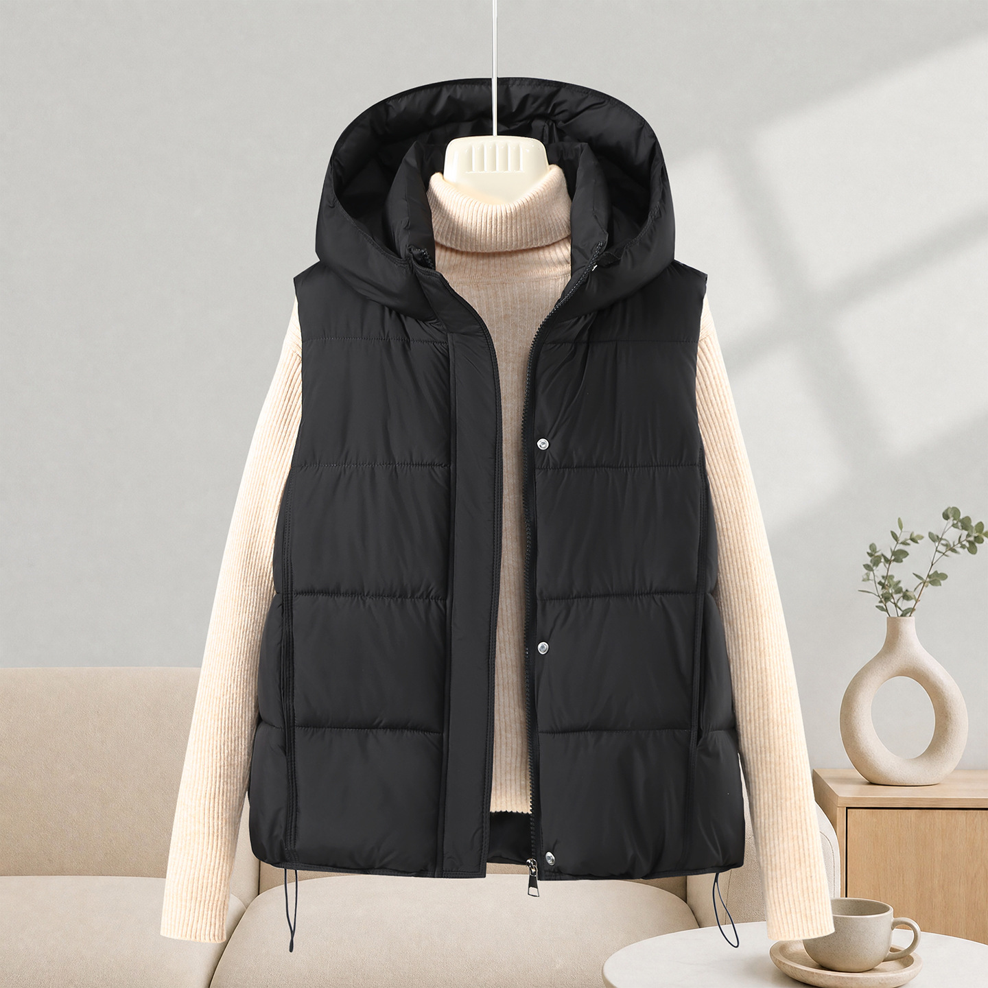 Fashion Sleeveless Waistcoat W - đánh giá và giá Puffer Vest Fashion Women