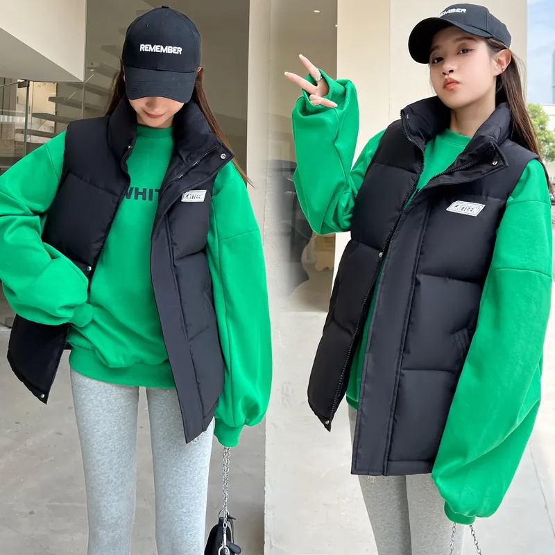 Fall Winter Warm Cropped Vest  - đánh giá và giá Puffer Vest Fashion Women