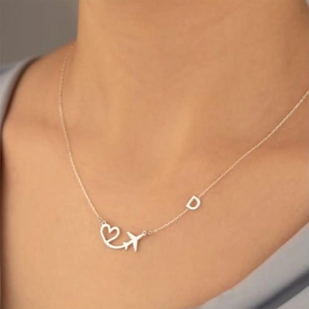 Personalized Heart Airplane In - đánh giá và giá Women Fashion Names