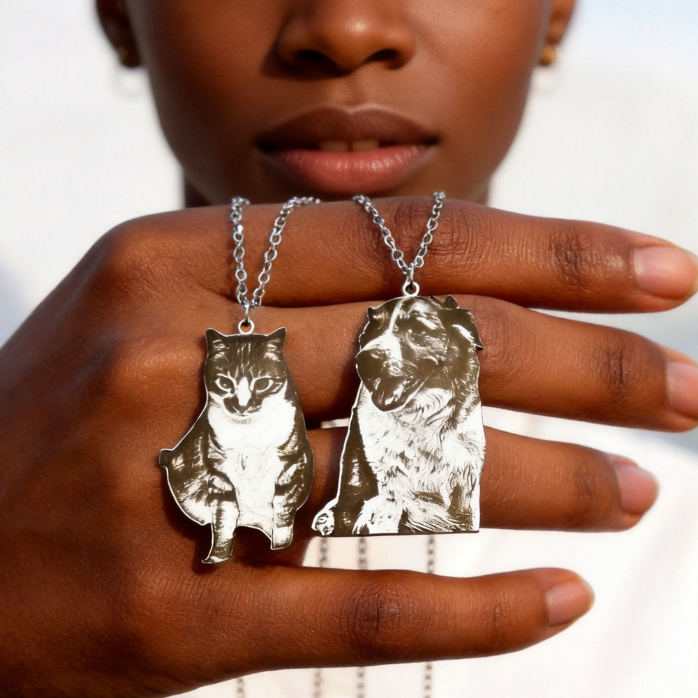 Custom Engrave Pet Photo Neckl - đánh giá và giá Xl Women'S Fashion