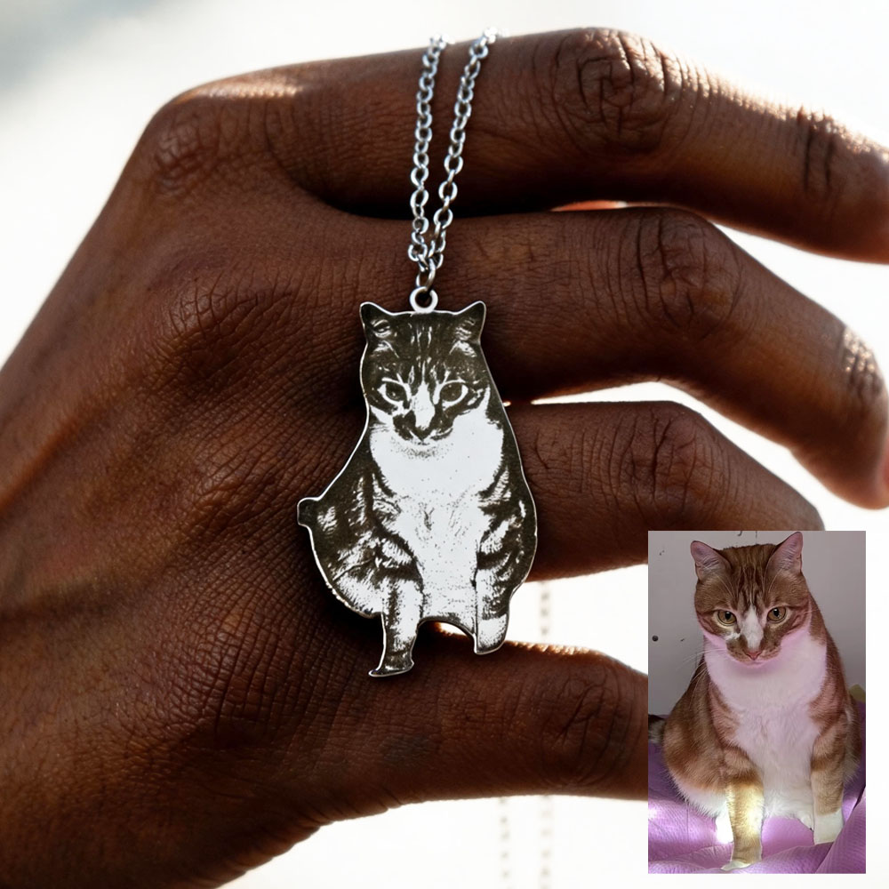 Custom Engrave Pet Photo Neckl - đánh giá và giá Xl Women'S Fashion