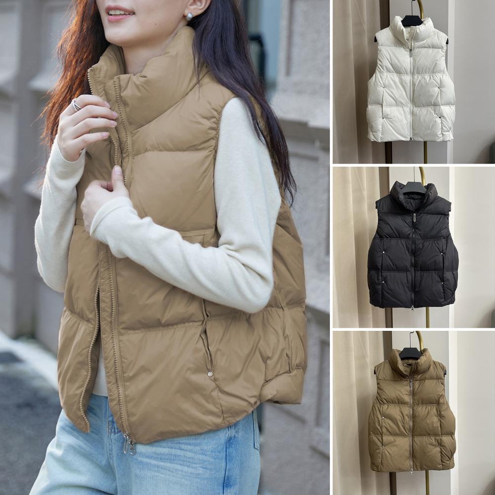 Winter Jackets Fashion Padded  - đánh giá và giá Puffer Vest Fashion Women