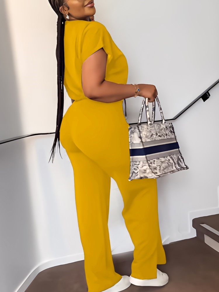 Women Casual Round Neck Drawst - đánh giá và giá Wide Leg Palazzo Pants