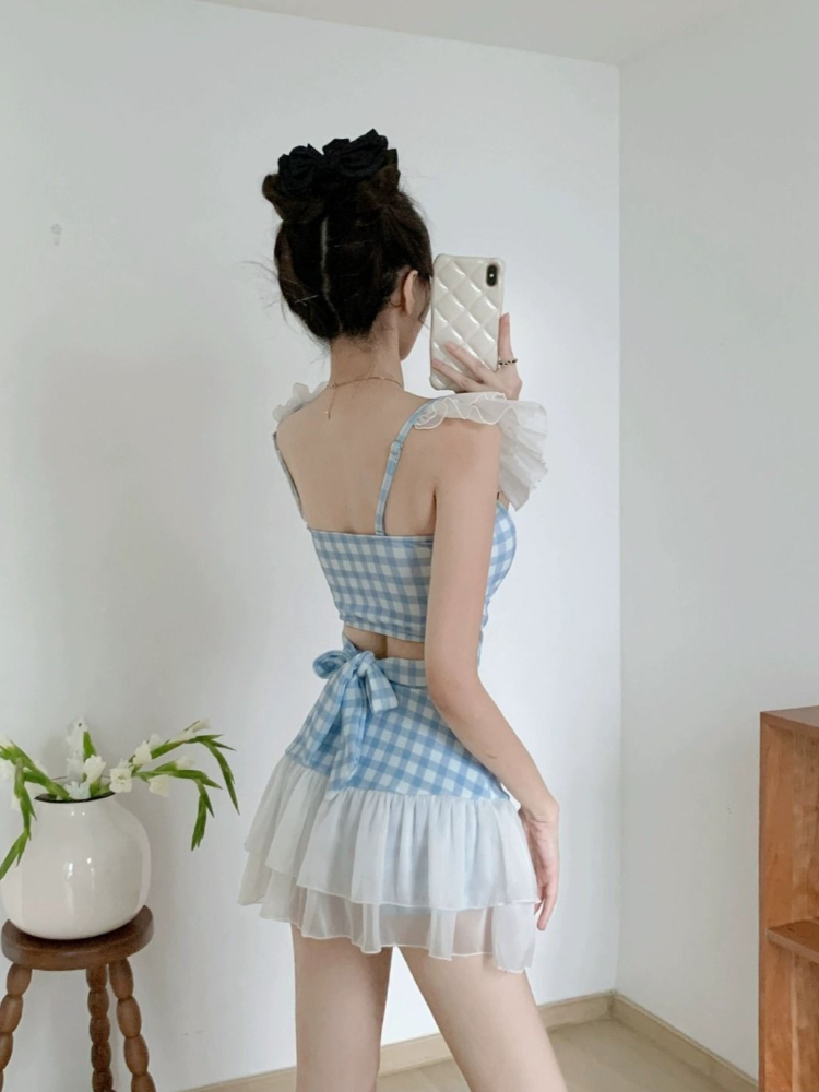 Ladies Slimming Halter Bathing - đánh giá và giá Women Fashion Korean