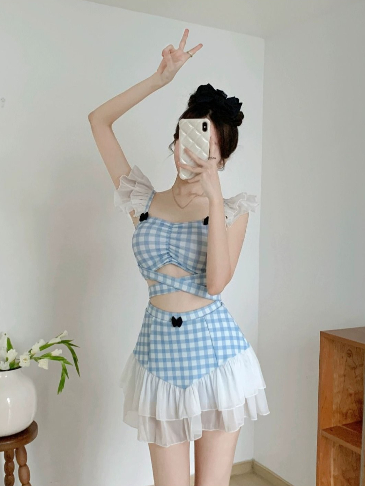 Ladies Slimming Halter Bathing - đánh giá và giá Women Fashion Korean