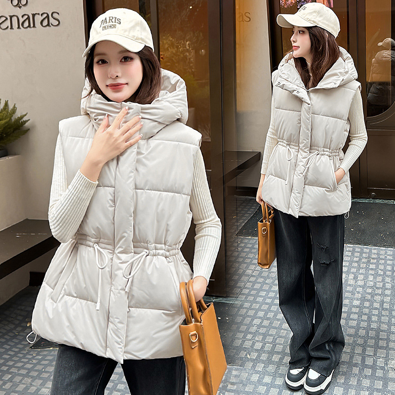 Winter Down Cotton Vest Jacket - đánh giá và giá Puffer Vest Fashion Women
