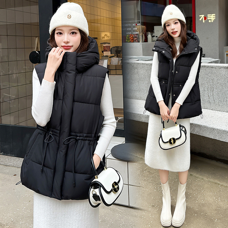 Winter Down Cotton Vest Jacket - đánh giá và giá Puffer Vest Fashion Women