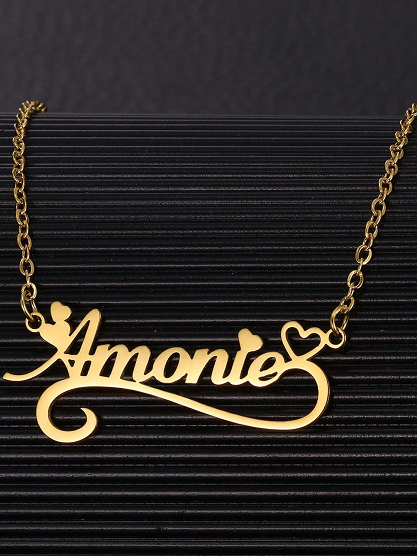 Custom Name Hollow Heart Neckl - đánh giá và giá Women Fashion Names
