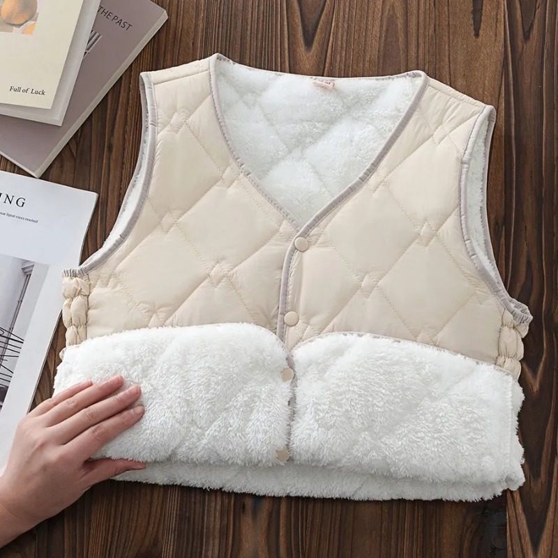 Vintage Women Lace-up V-neck S - đánh giá và giá Puffer Vest Fashion Women