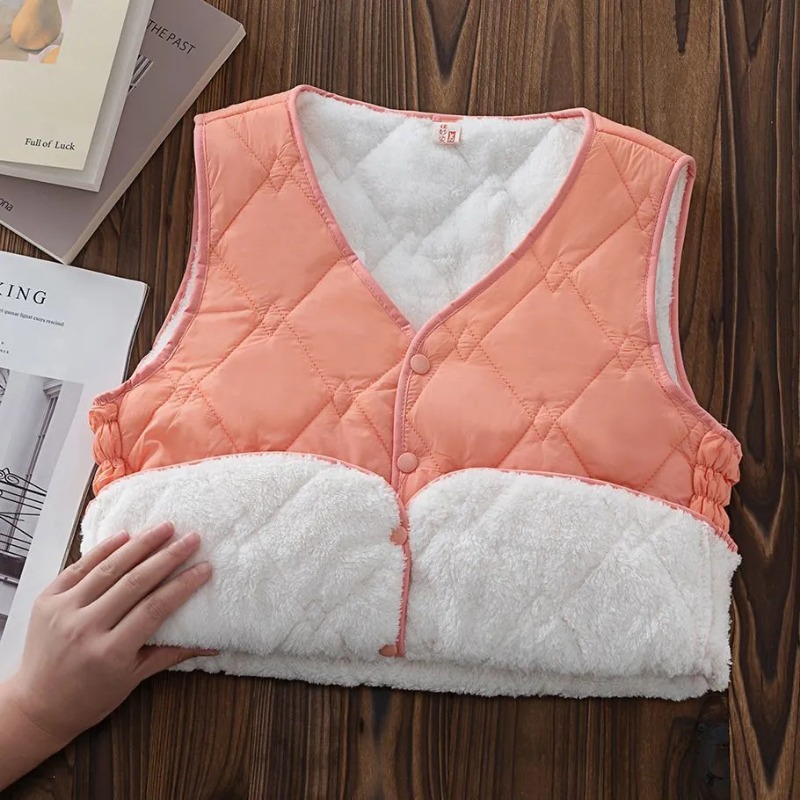 Vintage Women Lace-up V-neck S - đánh giá và giá Puffer Vest Fashion Women