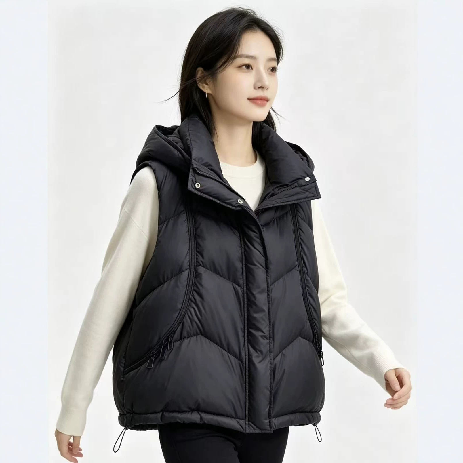 Autumn Winter Women Down Cotto - đánh giá và giá Puffer Vest Fashion Women