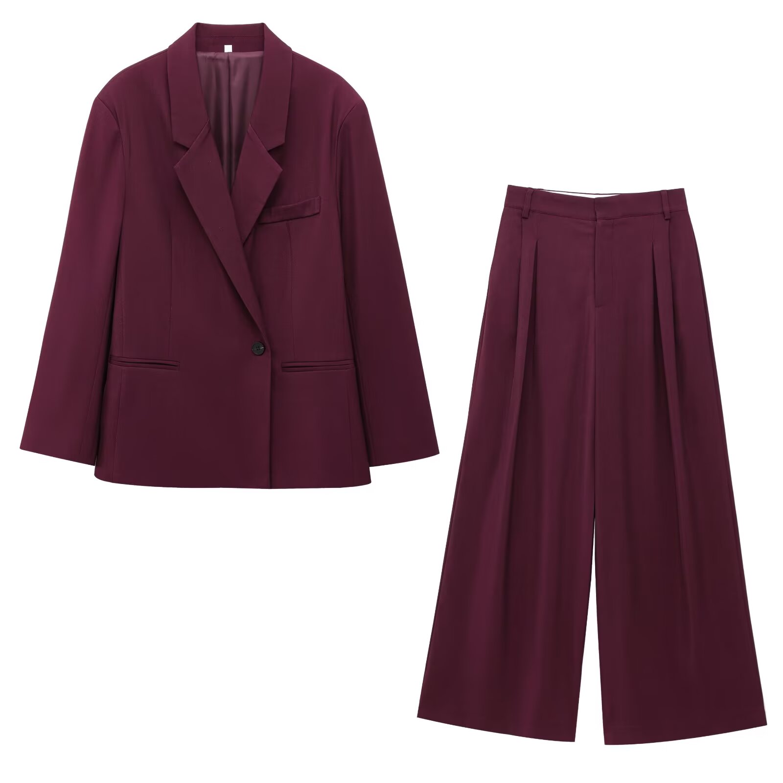 Women Blazer + Pleated Wide Le - đánh giá và giá Wide Leg Palazzo Pants