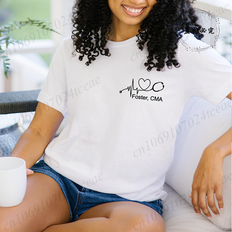 Custom Name Nurse Shirt Stetho - đánh giá và giá Women Fashion Names