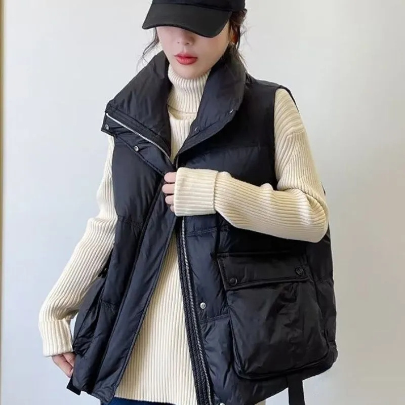 Autumn Winter Lady Fashion Puf - đánh giá và giá Puffer Vest Fashion Women