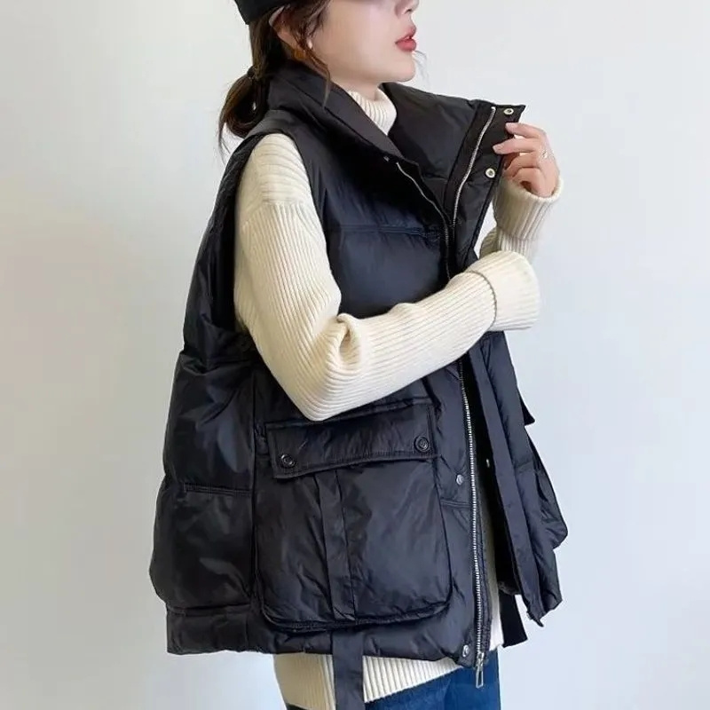 Autumn Winter Lady Fashion Puf - đánh giá và giá Puffer Vest Fashion Women