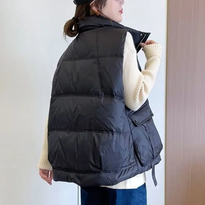 Autumn Winter Lady Fashion Puf - đánh giá và giá Puffer Vest Fashion Women