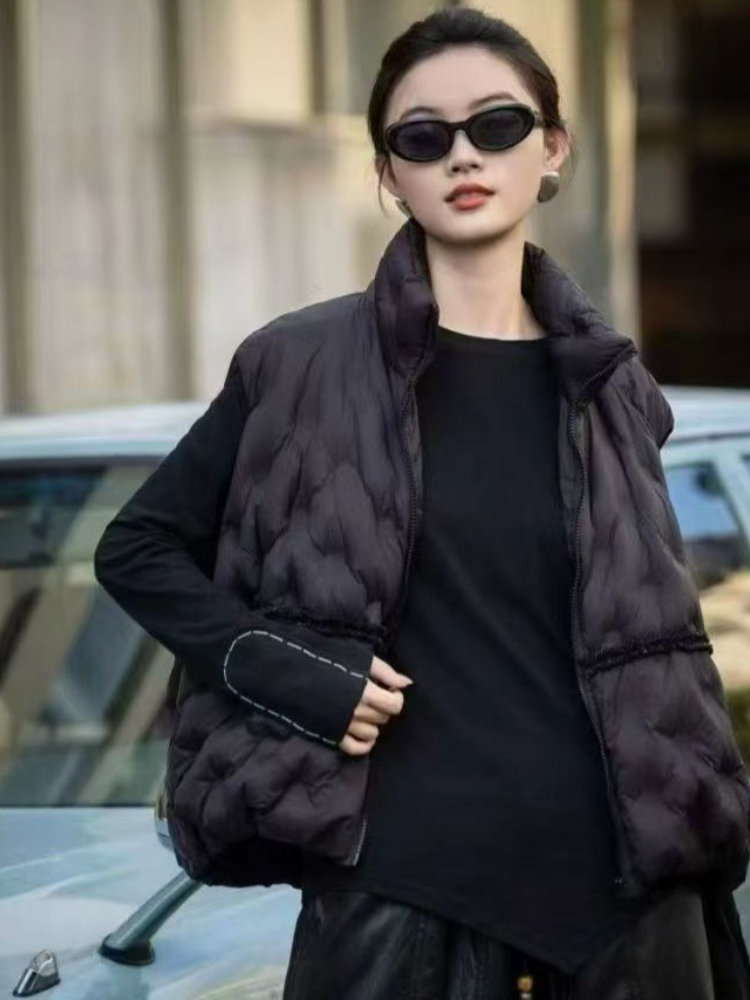 Fashion Y2k Down Vest Women Wi - đánh giá và giá Puffer Vest Fashion Women