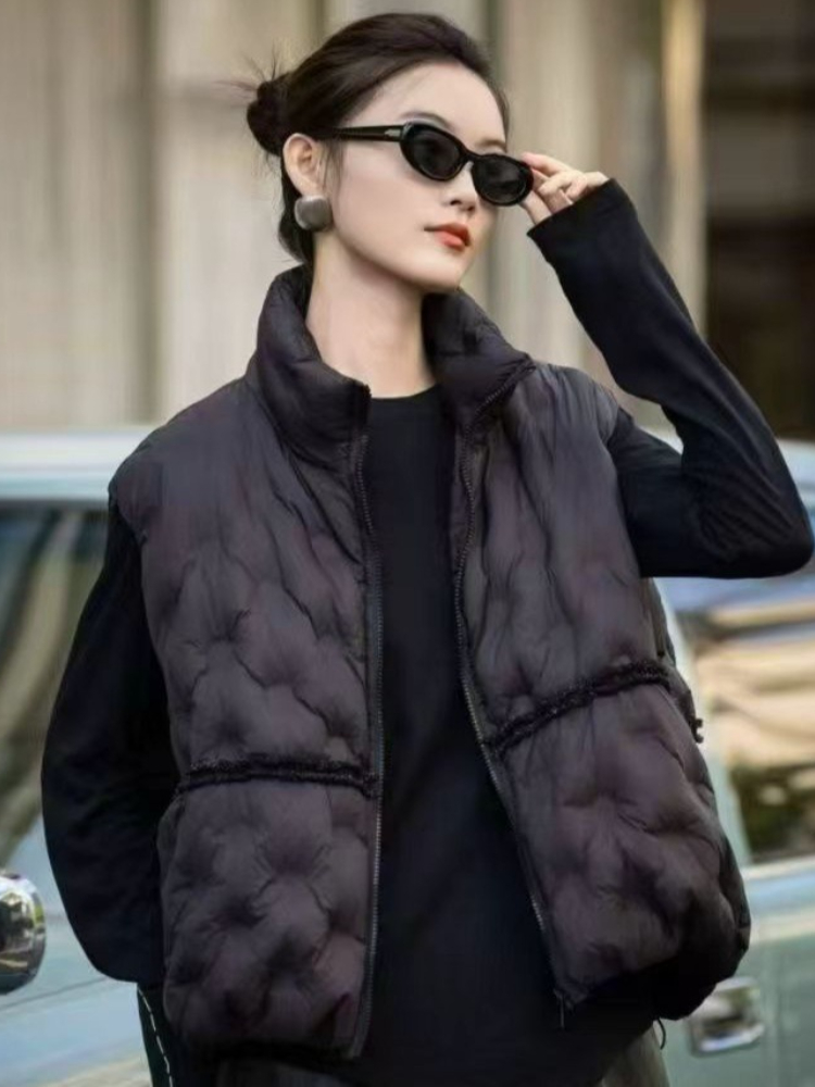 Fashion Y2k Down Vest Women Wi - đánh giá và giá Puffer Vest Fashion Women