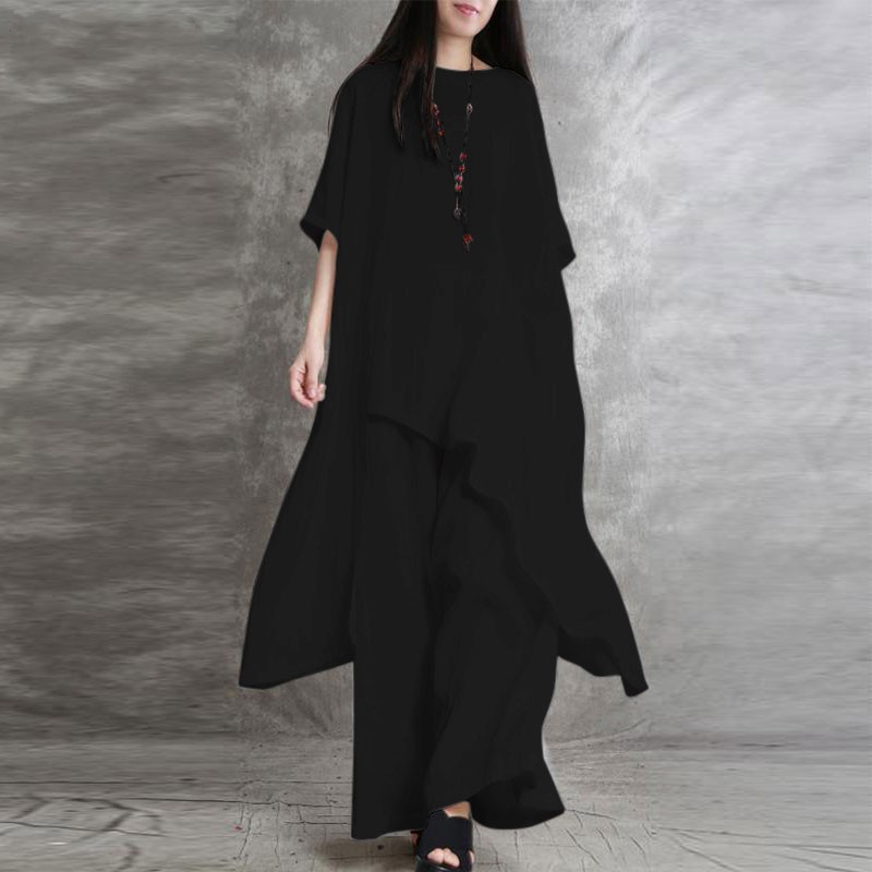 Women's Cotton Linen 2-piece S - đánh giá và giá Wide Leg Palazzo Pants