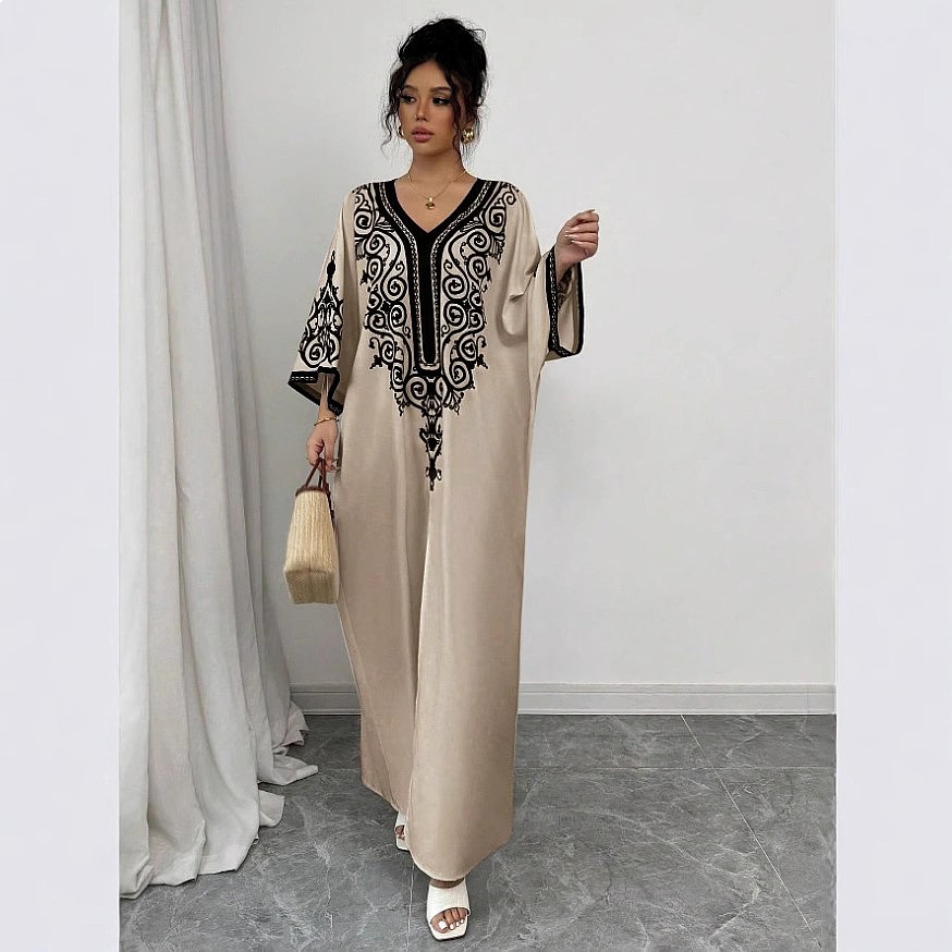 V Neck Floral Print Maxi Dress - đánh giá và giá Maxi Dress Boho