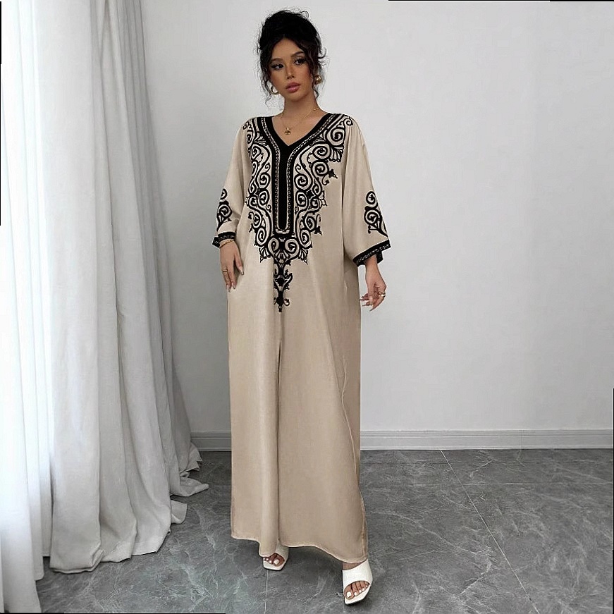 V Neck Floral Print Maxi Dress - đánh giá và giá Maxi Dress Boho