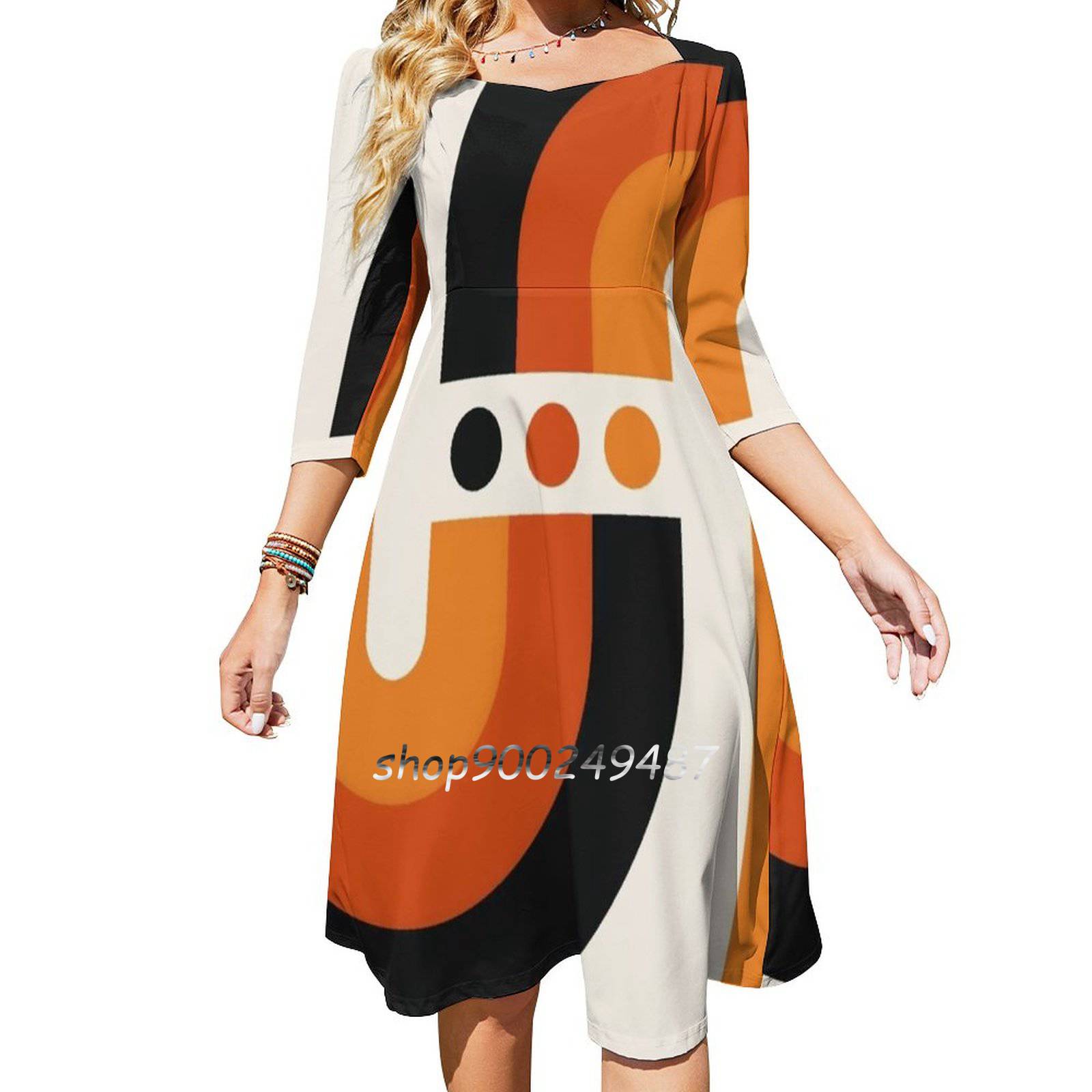Hoàng Hôn Cầu Vồng Bùng Đầm Đầ - đánh giá và giá Women'S Fashion Of The 60S
