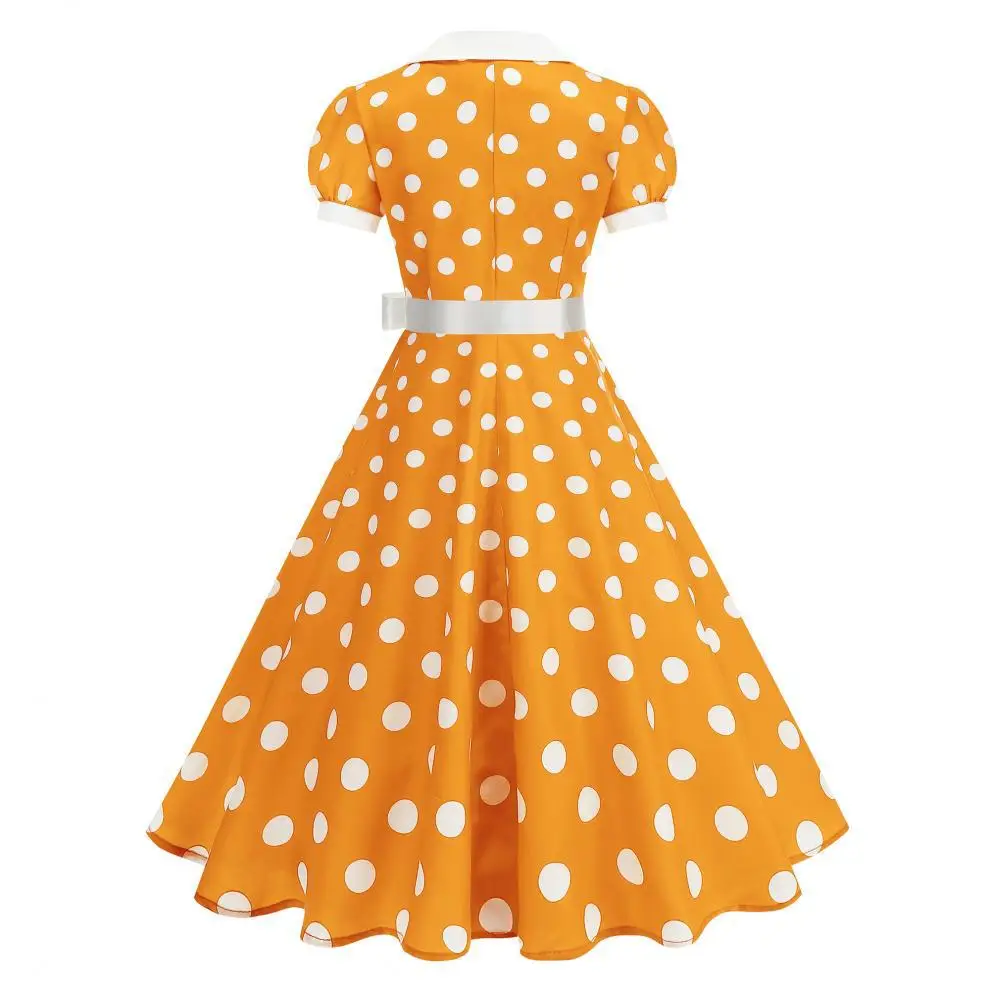 Vintage Polka Dot Summer Dress - đánh giá và giá Women'S Fashion Of The 60S