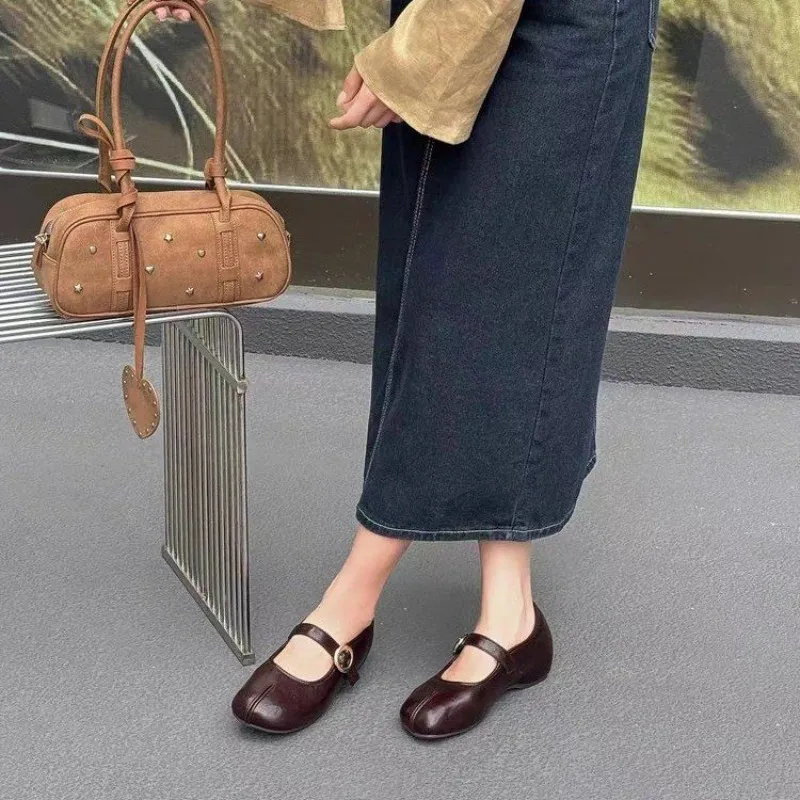 Retro Black Flat Mary Janes Wo - đánh giá và giá Women Fashion Online