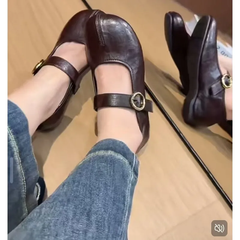 Retro Black Flat Mary Janes Wo - đánh giá và giá Women Fashion Online