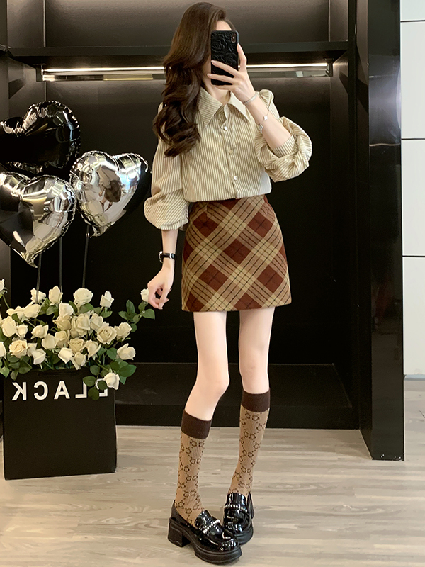 Fashionable Checks And Stripes - đánh giá và giá Women Fashion Online