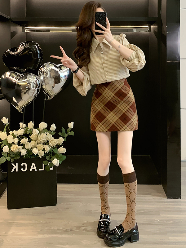 Fashionable Checks And Stripes - đánh giá và giá Women Fashion Online