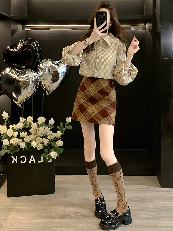 Fashionable Checks And Stripes - đánh giá và giá Women Fashion Online
