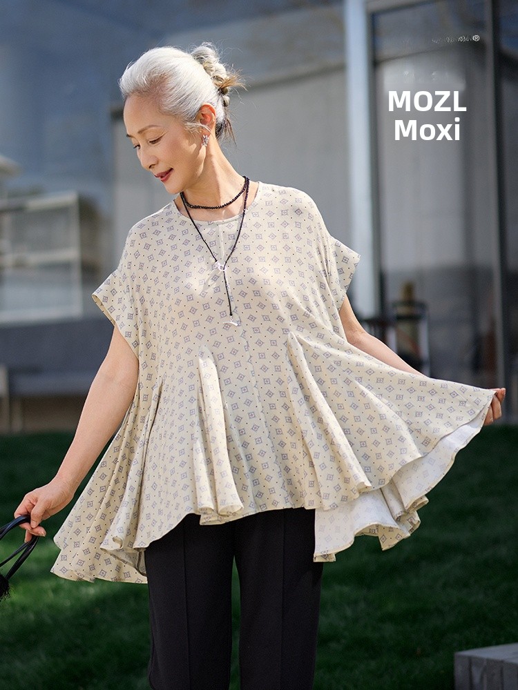 Muzhi Mid-aged Mom Summer Fash - đánh giá và giá Women'S Fashion Of The 60S