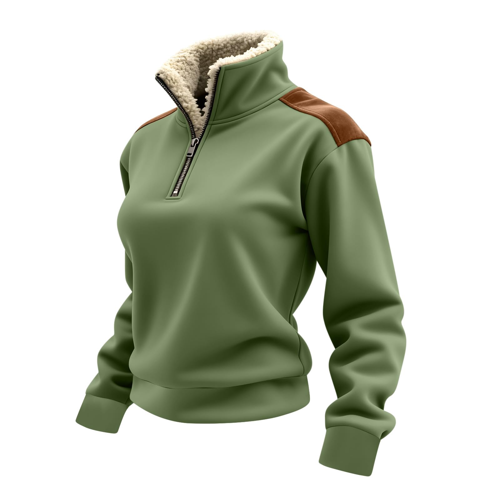 Long Sleeve Tops Women'S Tops  - đánh giá và giá Women'S Fashion Quarter Zip