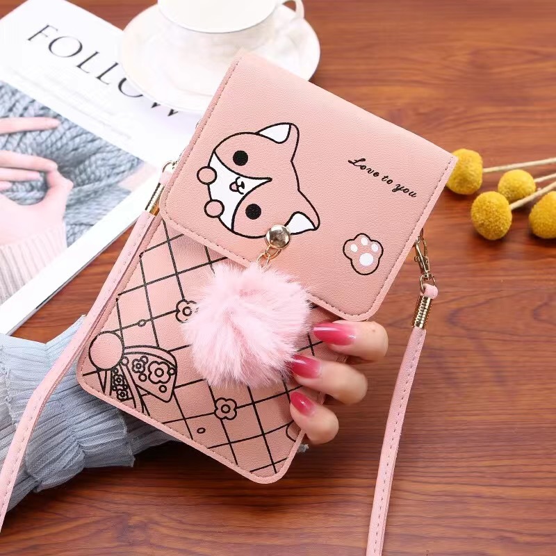Cute Cartoon Pattern Touch-Scr - đánh giá và giá Crossbody Bag Women