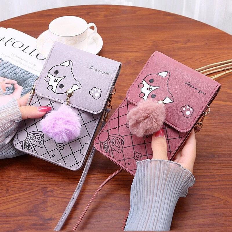 Cute Cartoon Pattern Touch-Scr - đánh giá và giá Crossbody Bag Women