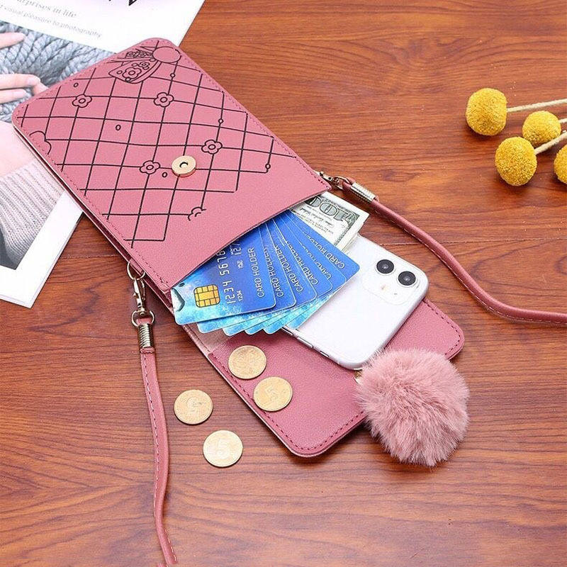 Cute Cartoon Pattern Touch-Scr - đánh giá và giá Crossbody Bag Women