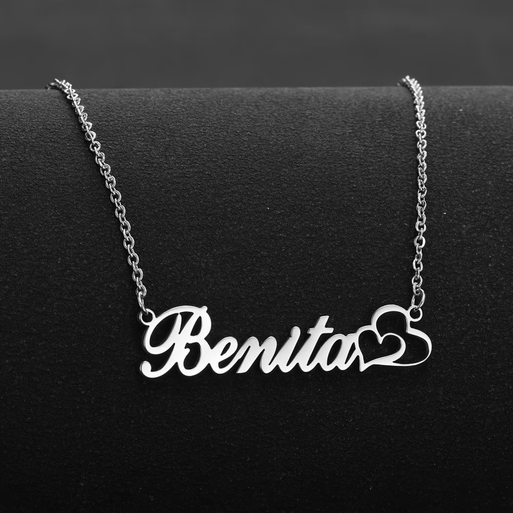 Personalized Double Heart Cust - đánh giá và giá Women Fashion Names
