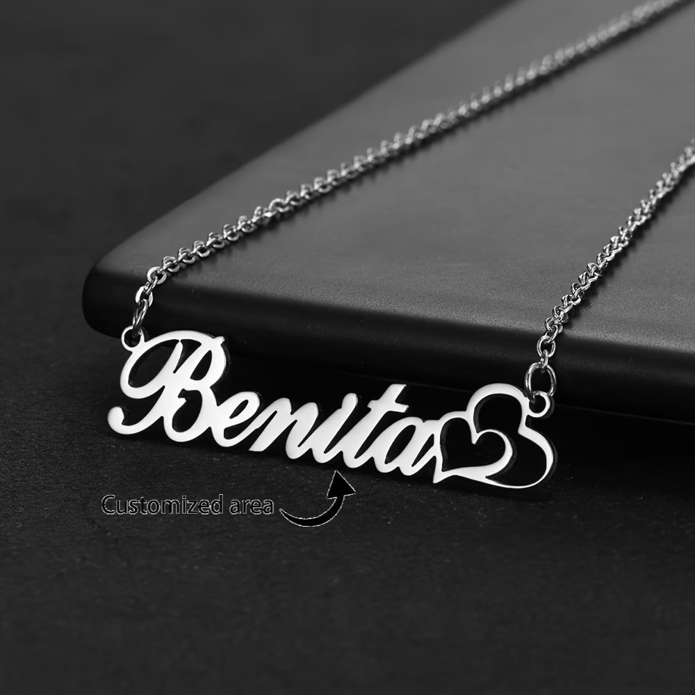 Personalized Double Heart Cust - đánh giá và giá Women Fashion Names