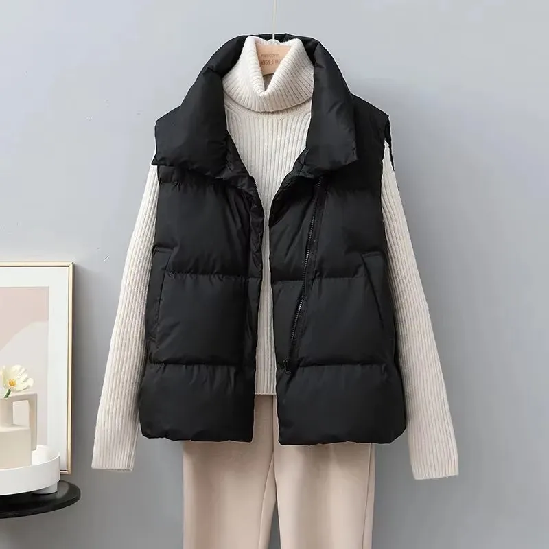 2025 New Winter Warm Cropped V - đánh giá và giá Puffer Vest Fashion Women
