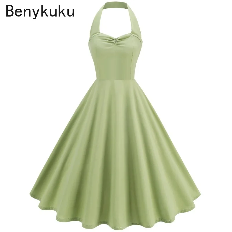Solid Backless Pin Up 50s 60s  - đánh giá và giá Women'S Fashion Of The 60S