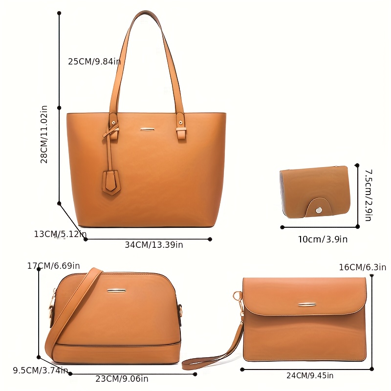 4pcs Fashion Women's Bag Sets  - đánh giá và giá Crossbody Bag Women