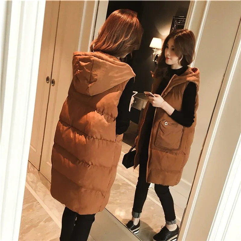 2026 New Winter Sleeveless Tan - đánh giá và giá Puffer Vest Fashion Women