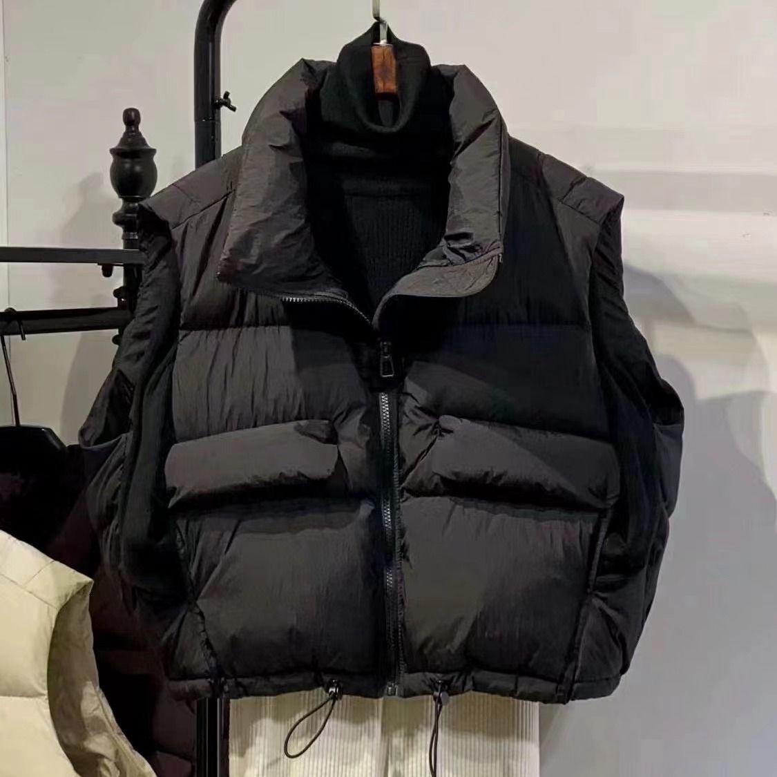 Autumn Puffer Jacket Loose Dow - đánh giá và giá Puffer Vest Fashion Women